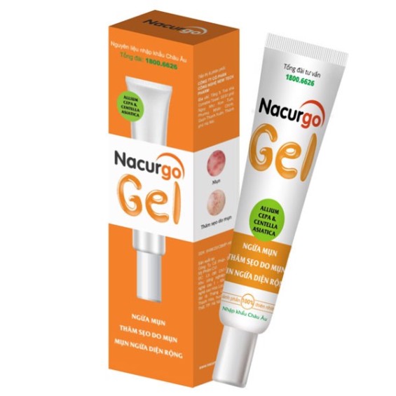 Nacurgo Gel Giảm Thâm, Mờ Sẹo 20G