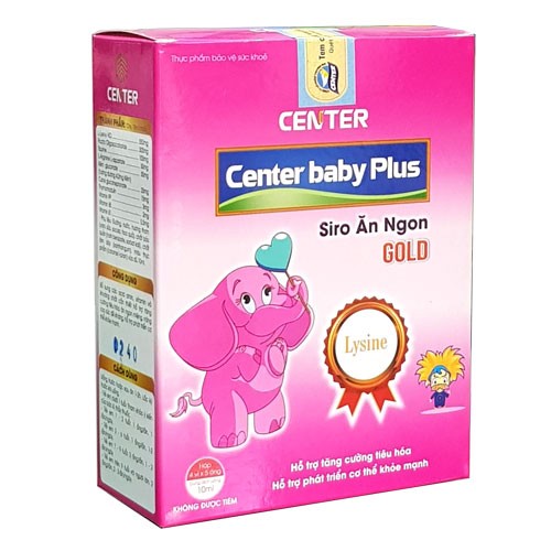 Siro Ăn Ngon Center Baby Plus Gold - Hỗ Trợ Bé Ăn Ngon, Tăng Cường Hấp Thu, Tiêu Hóa Tốt, Bổ Sung Lysine