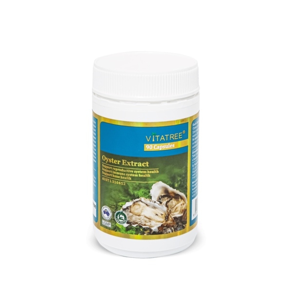 Viên uống Vitatree Oyster Extract Tinh Chất Hàu Tươi Hộp 90 viên