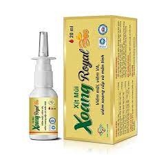 Xịt mũi xoang Royal Bee Hỗ trợ làm sạch, kháng viêm Hộp 1 Chai x 20 ml