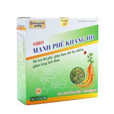 Siro Mạnh Phế Khang HD Hỗ Trợ Bổ Phế, Giảm Ho, Hoá Đờm Hộp 2 Vỉ x 5 Ống