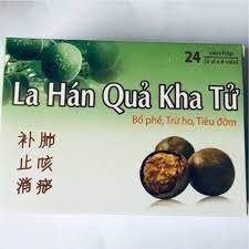 Viên ngậm La Hán Quả Kha Tử Hỗ Trợ Bổ Phế, Long Đờm Hộp 24 viên