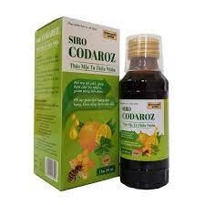 Siro Codaroz Bổ Phế, Giảm Ho, Giảm Viêm Họng Chai 100ml