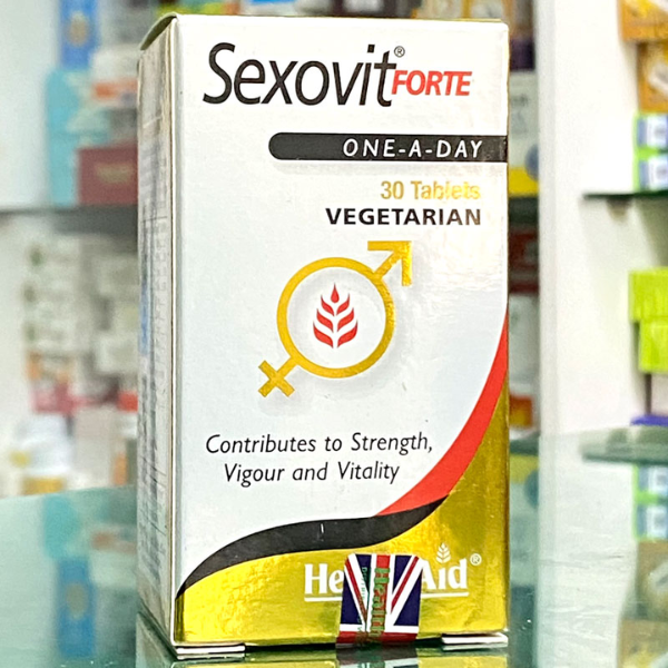 Viên Uống Sexovit Fort Healthaid Hỗ Trợ Tăng Cường Sinh Lý, Tăng Ham Muốn Tình Dục Hộp 30 Viên